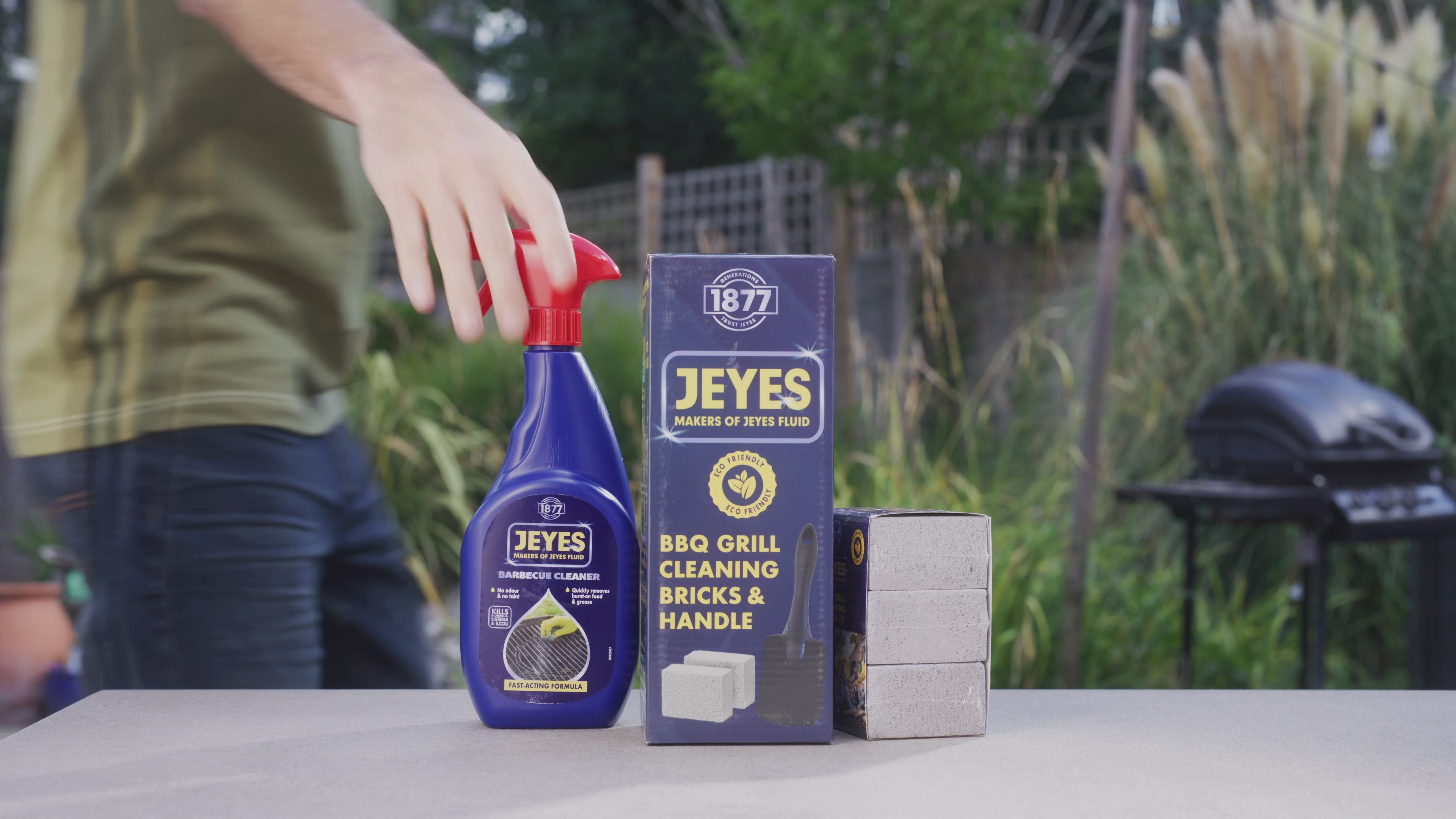 Load video: BBQ Grill Brick Refills - 3 Pack